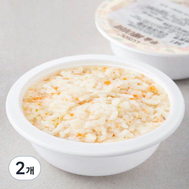 루솔 3단계 10~12개월 모듬 야채 진밥 이유식 341, 모듬야채, 180g, 2개