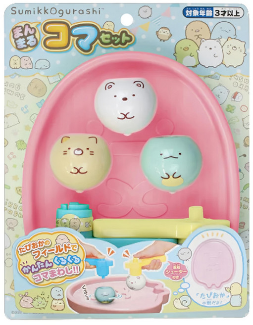 Sumikkogurashi 角落生物 戰鬥陀螺玩具, 混合顏色, 1個