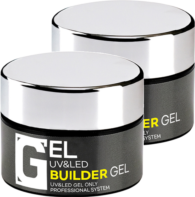 유키 손톱네일 연장 크림 빌더젤 10g, 2개, 혼합색상