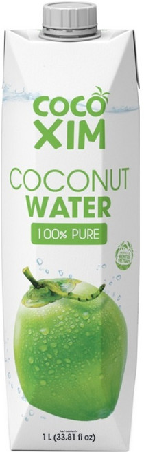 코코씸 100프로 퓨어 코코넛워터, 1L, 1개
