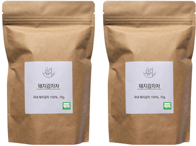 고이담아 유기농 돼지감자차, 70g, 2개