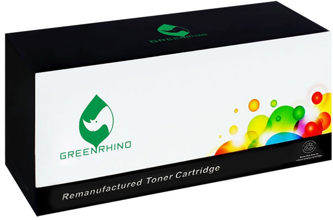 GREENRHINO 綠犀牛 HP W2110X 206X 兼容環保碳粉匣 含新晶片 高容量 LaserJet Pro M255/MFP M282適用, 1個, 黑色