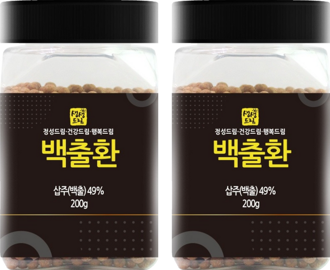 생생드림 백출환 국산, 2개, 200g