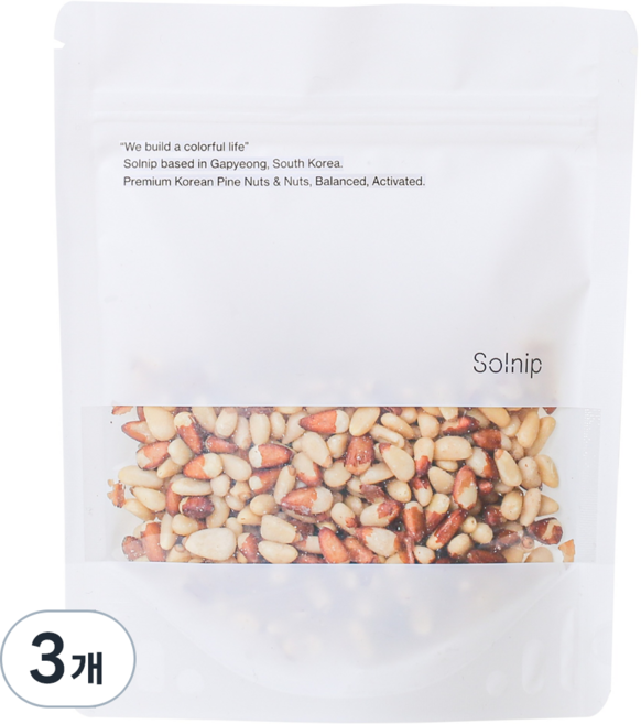 Solnip 韓國產黃松子, 90g, 3個