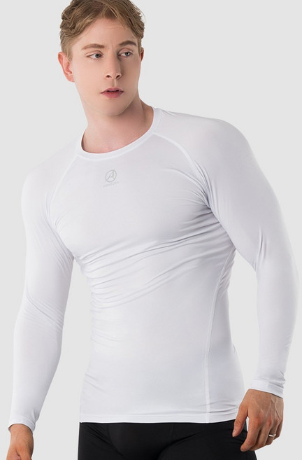 아르메데스 남성용 테크핏 긴팔 축구 야구 등산 라이딩 트래킹 베이스레이어 언더레이어 상의 AR-141