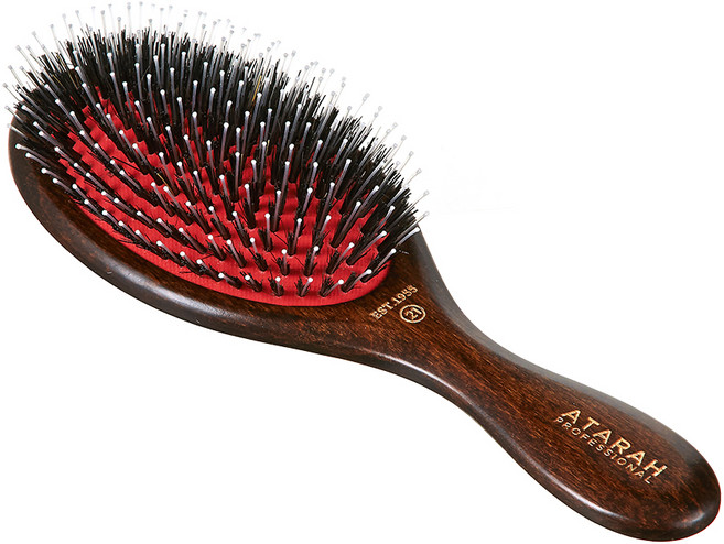 아타라 돈모 쿠션 헤어 브러쉬 미디엄 21, 브라운, 1개