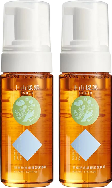 tsaio 上山採藥 茶樹粉痘調理卸潔慕斯, 150ml, 2瓶