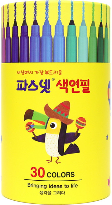 아모스 파스넷 색연필 kids, 30색, 1개