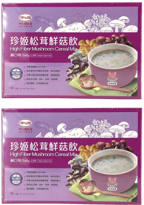 呷七碗 珍姬松茸鮮菇飲10包裝, 280g, 2盒