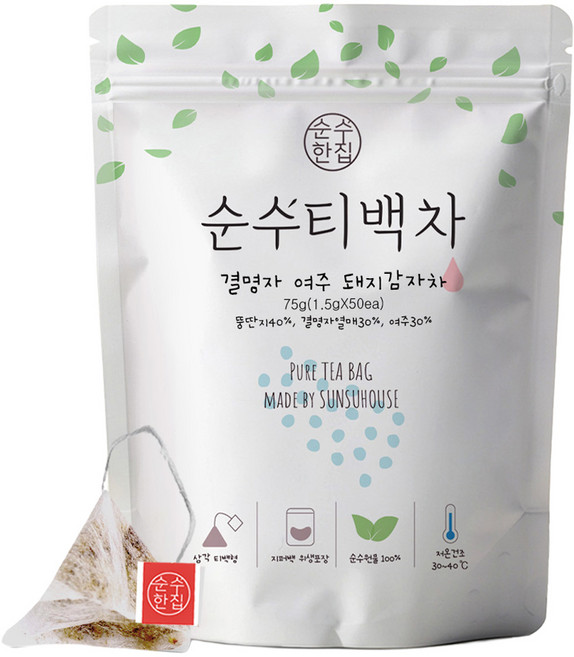 순수한집 결명자 여주 돼지감자차, 1.5g, 50개입, 1개