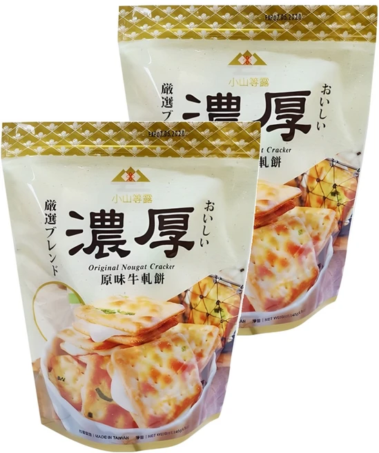 밤부하우스 오리지날 누가 크래커, 140g, 2개 - 쿠팡