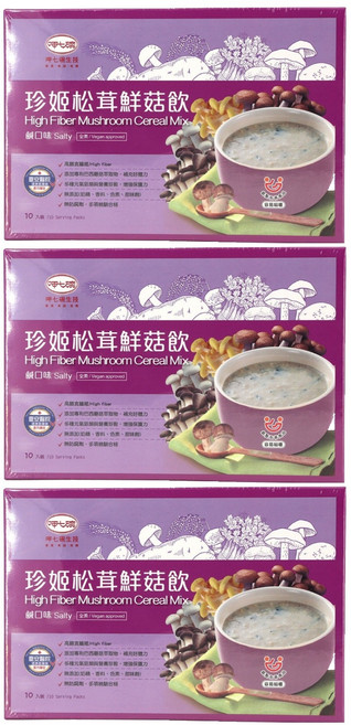 呷七碗 珍姬松茸鮮菇飲10包裝, 280g, 3盒