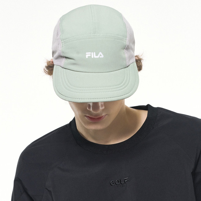 휠라 라이트 메쉬 캡, 라이트 카키, 1개