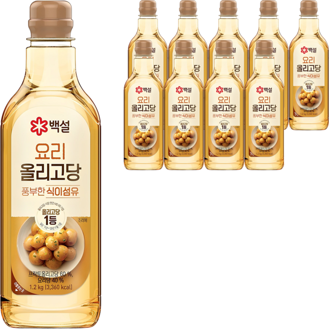 백설 요리 올리고당, 1.2kg, 10개