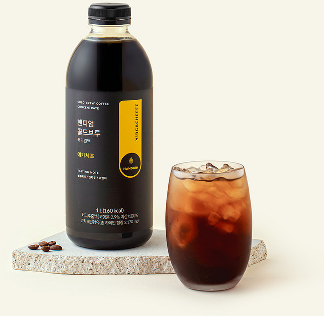 핸디엄 콜드브루 원액 예가체프, 1L, 1개