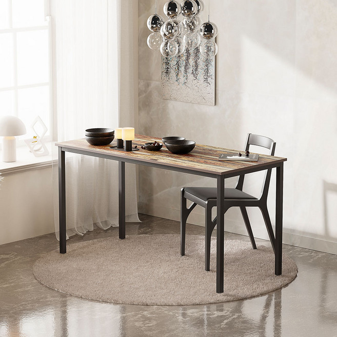 가구느낌 모던 테이블, 빈티지브라운