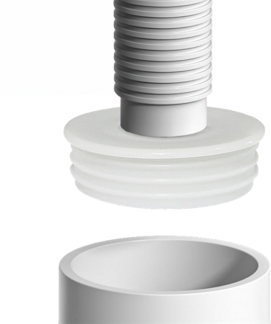 싱크대 베란다 하수구 배관 트랩 냄새 차단 실리콘 마개, 1개