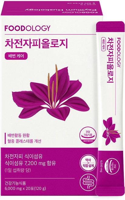푸드올로지 차전자피올로지 배변케어, 120g, 1개