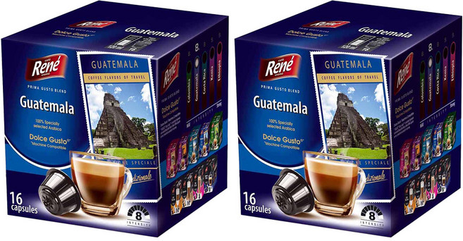 르네 돌체구스토 호환캡슐 과테말라 안티구아 캡슐커피, 16개입, 2개, 7g