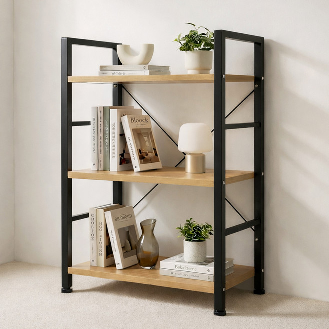 코멧 3단 책장, 블랙