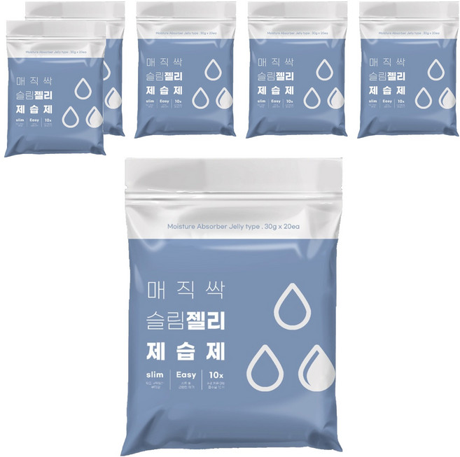 매직싹 슬림 젤리 제습제, 30g, 120개