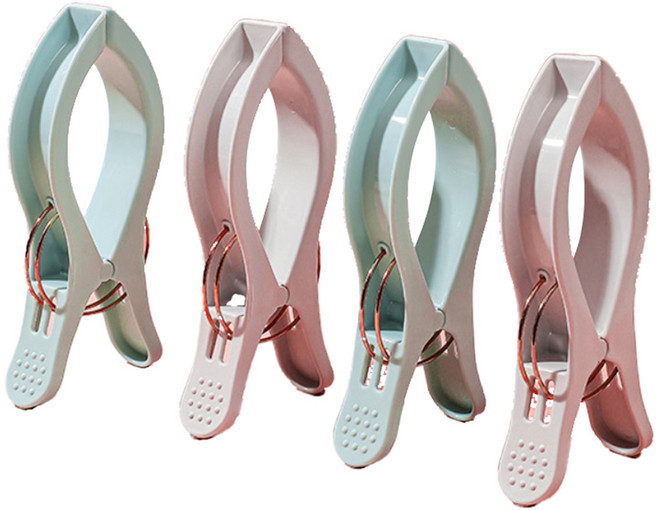 해피제이 강력 이불 빨래집게 대형 랜덤색상, 랜덤 발송, 4개