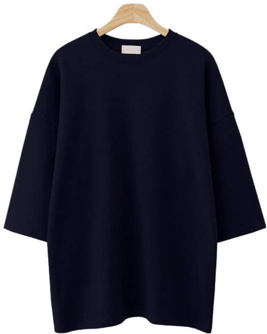 엠엔씨 남녀공용 오버핏 7부티셔츠 MDLT366DE