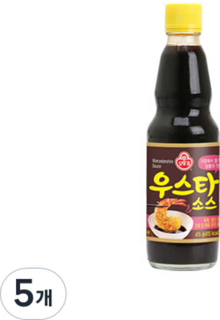 [오뚜기] 우스타 소스, 415g, 5개