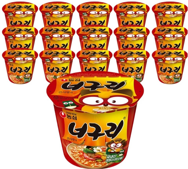 너구리 큰사발면 111g, 16개