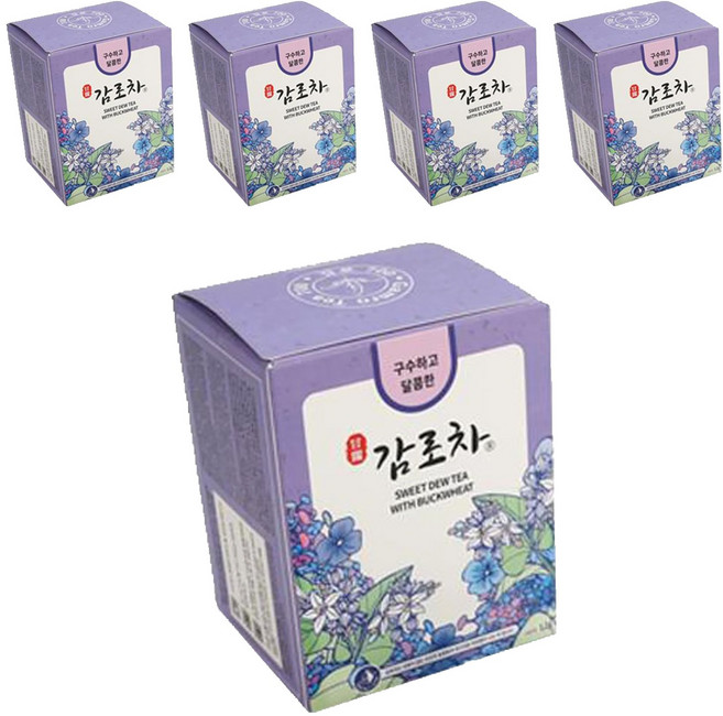 감로700 유기농 구수하고 달콤한 감로차 티백, 1g, 12개입, 5개