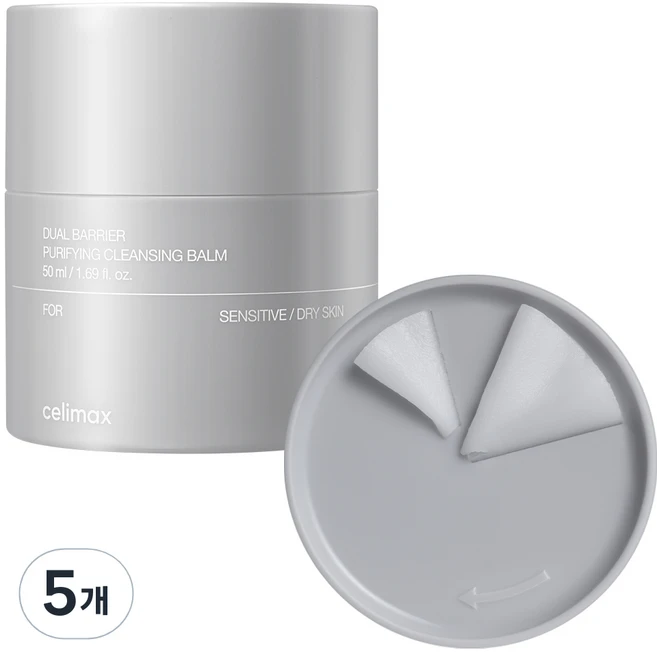 셀리맥스 듀얼배리어 퓨리파잉 클렌징 밤, 50ml, 5개 - 쿠팡