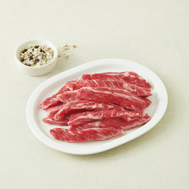 목우촌 국내산 소고기 늑간살 구이용 (냉장), 200g, 1개