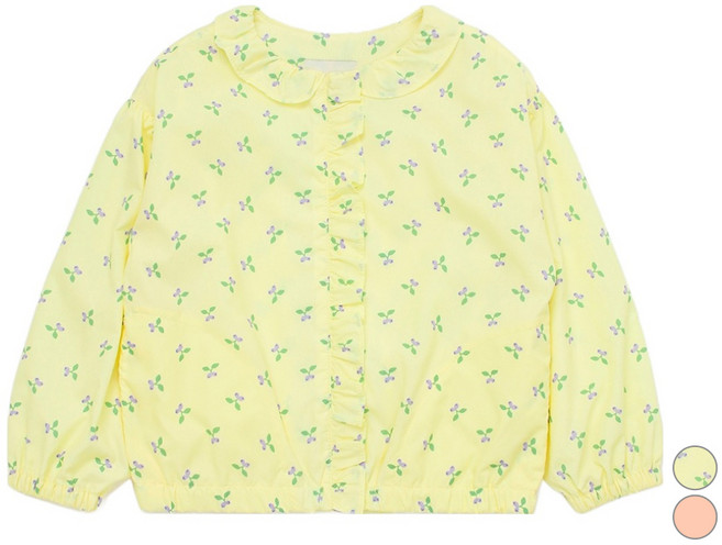 래핑차일드 여아용 플라워 바람막이