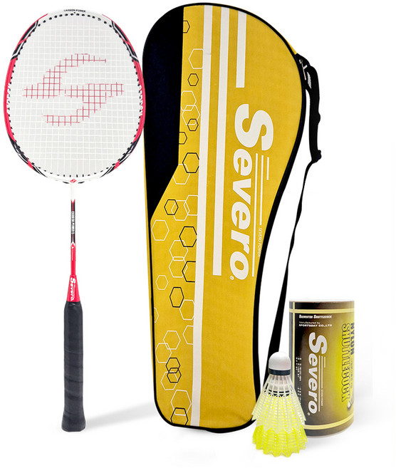 세베로 배드민턴 라켓 카본5미니 1pc+가방1+나일론셔틀콕2입, 1세트