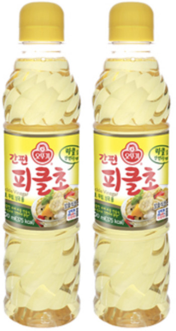 오뚜기 간편 피클초, 500ml, 2개