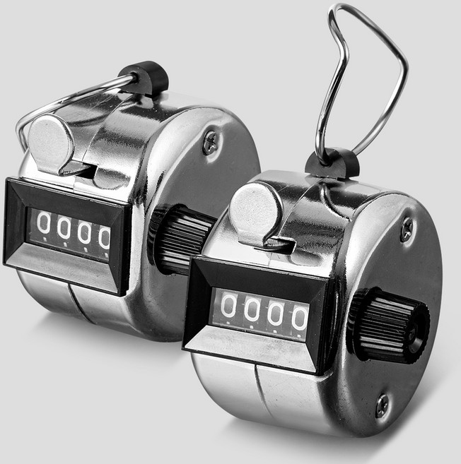 탐사 수동 계수기 세트, 실버, 2세트