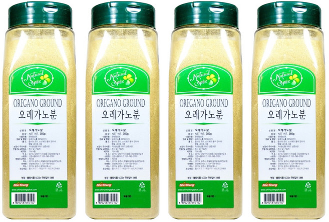 내츄럴스파이스 오레가노분, 350g, 4개