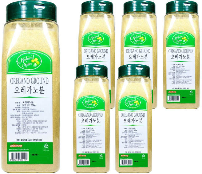 내츄럴스파이스 오레가노분, 350g, 6개
