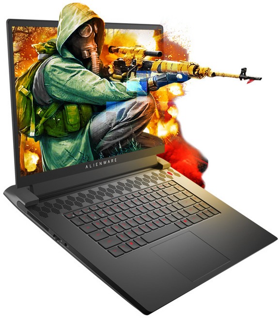 델 2023 에일리언웨어 M17 R5 라이젠7 라이젠 6000 시리즈 지포스 RTX 3070 Ti, Dark Side of the Moon, 1TB, 32GB, WIN11 Pro, DAWM17R5-WP11KR