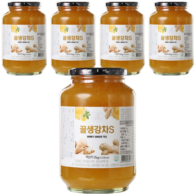 초록원 꿀생강차 S, 2kg, 1개입, 5개