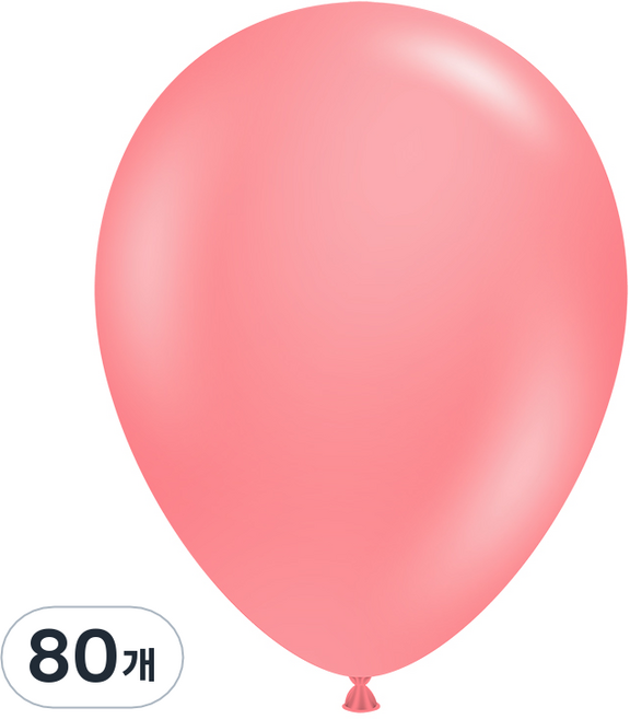 터프텍스 풍선 28cm, 코랄, 80개