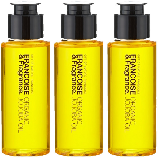 프랑스와즈 유기농호호바오일, 50ml, 3개