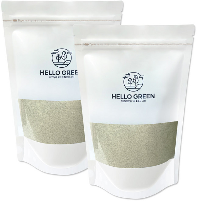 헬로우그린 국산 다시마 가루 팩, 500g, 2개