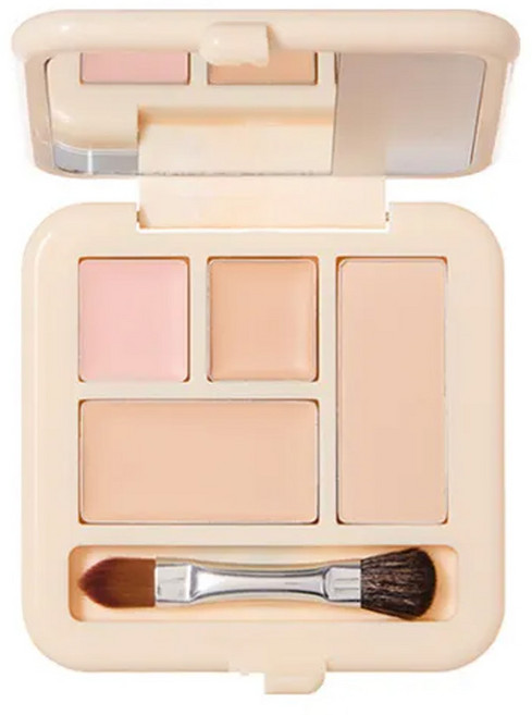 ETUDE 長效待肌美肌修飾遮瑕盤 5.3g, 01 白皙無瑕, 1個