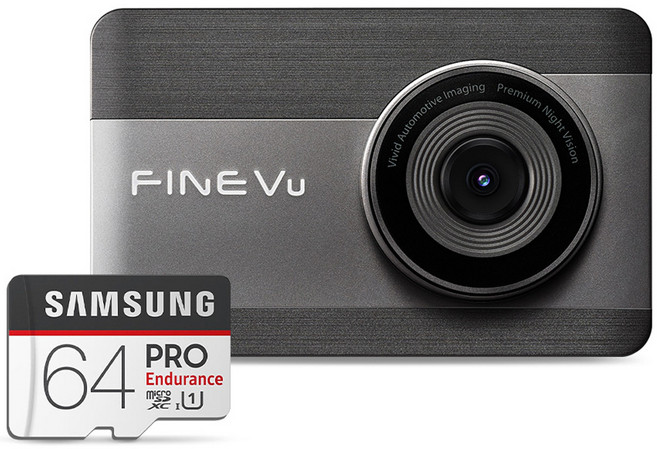 파인뷰 전후방FHD 2채널 블랙박스 X700 + GPS안테나, FineVu X700, 64GB