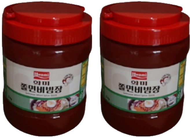 화미 쫄면 비빔장 기타소스, 2kg, 2개