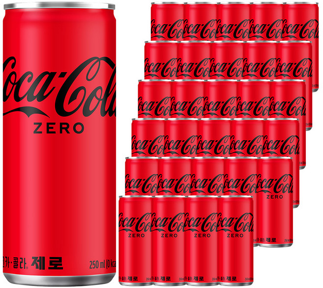 코카콜라 제로, 250ml, 60개