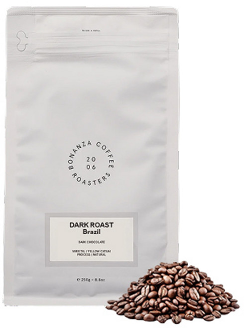 보난자 다크 로스트 원두, 250g, 1개, 홀빈(분쇄안함)