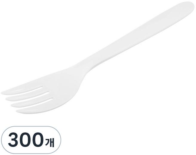 코멧 일회용 포크 화이트, 1개, 300개입