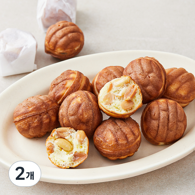 호두르 땅콩 쌀 호두과자 파우치, 15g, 20개입, 2개